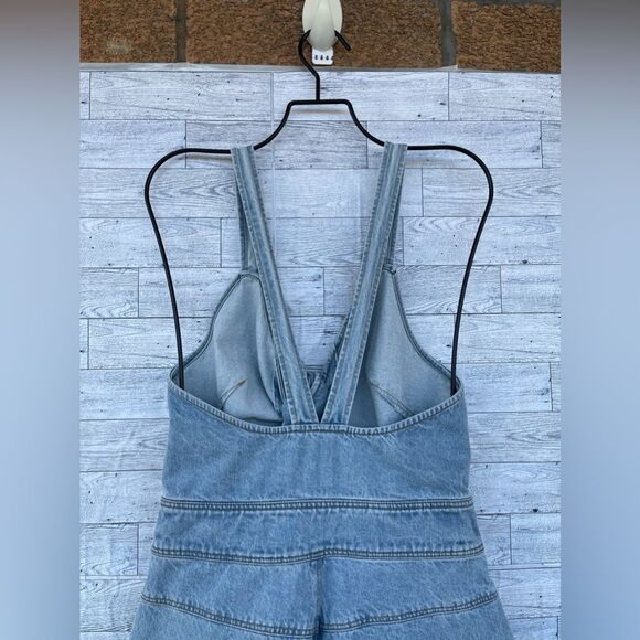 Saylor Nia denim Jumpsuit overall size small - Picture 11 of 15